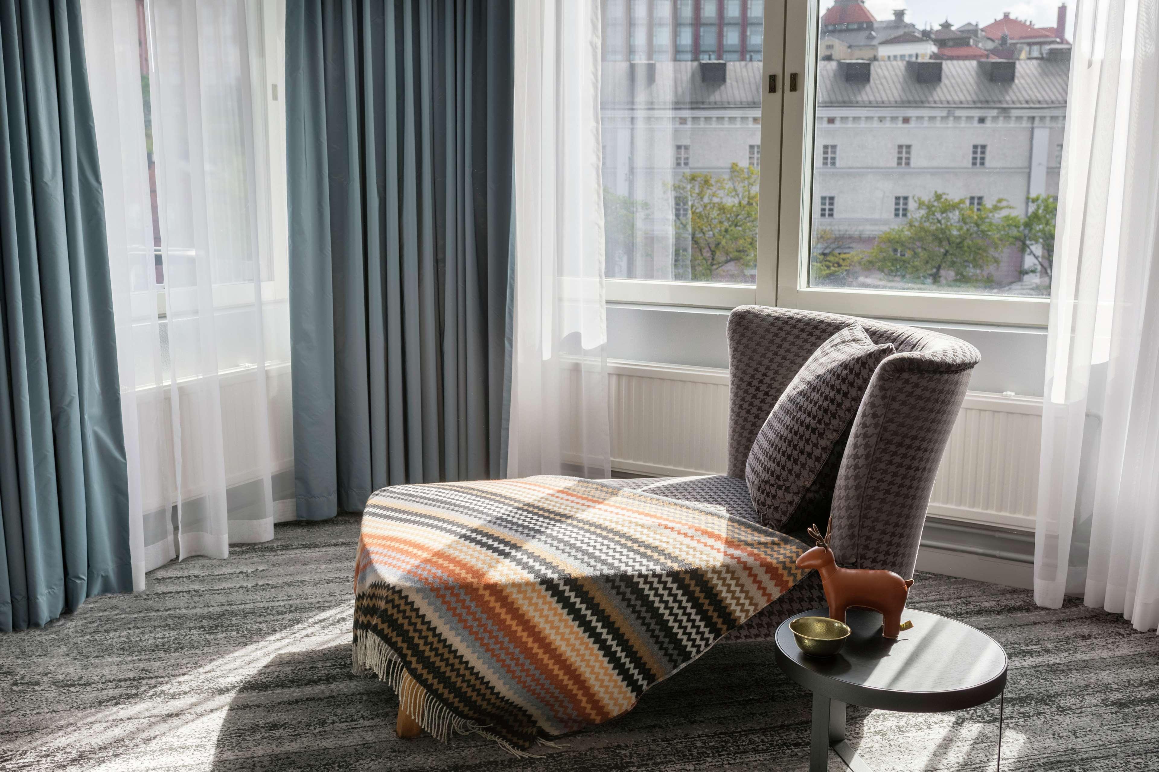 Hilton Helsinki Strand Exterior photo A 3D rendering of a room